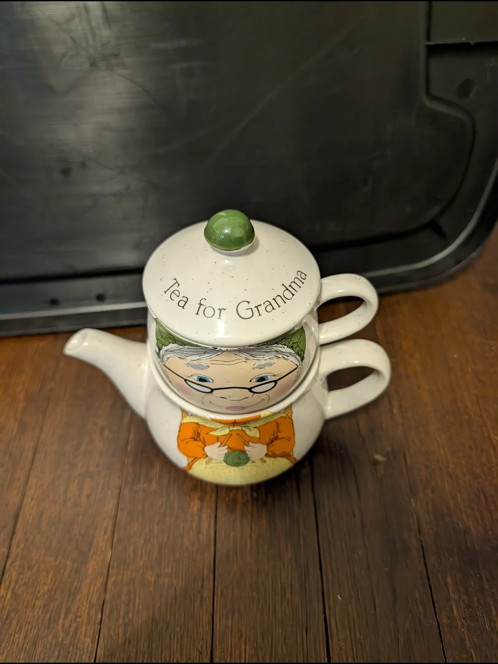 Tea for Grandma Ceramic Tea-for-One Set